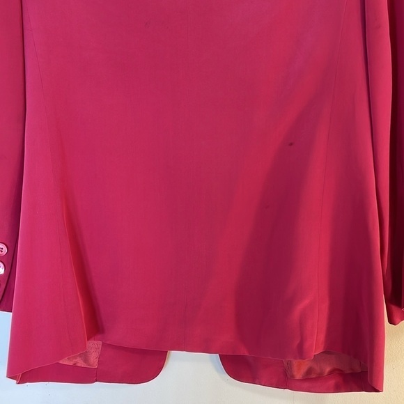Vintage Talbots 4 Petite Pure Silk One Button Blazer. - Picture 8 of 9